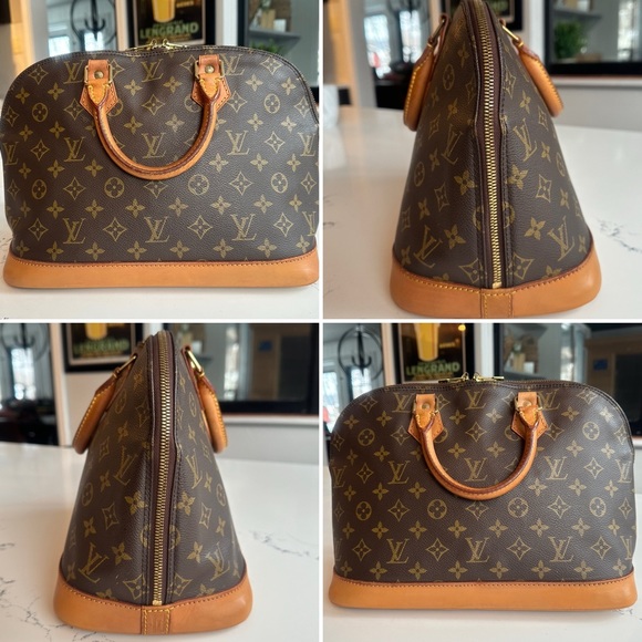 Louis Vuitton vintage Alma PM w/dust cover monogram leather MINT condition